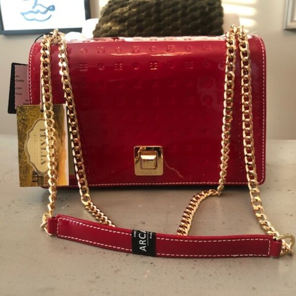 Arcadia Other - Arcadia Patent Red Handbag
